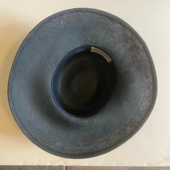 Vintage 1960s Gottliebs Navy Straw Hat - Picture 8 of 10